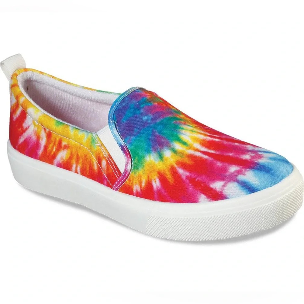 Skechers Poppy Hippie Hype Slip On Tye Dye Sneakers Women's Size 7